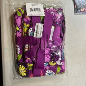 Vera Bradley Cosmetic Trio in Pattern Flutterby Bag Set